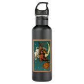 Nostalgic Happy Halloween Witch & Owl Waterfles (Voorkant)