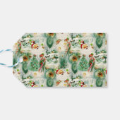 Nostalgic Kitschmas  Cadeaulabel (Achterkant Horizontaal)