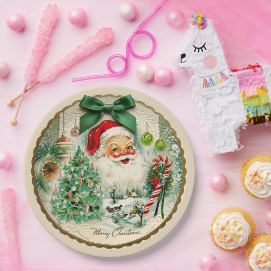 Nostalgic Kitschmas  Papieren Bordje (Feest)