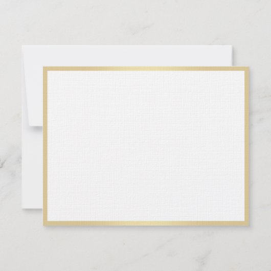 Nostalgic Look Gold Calligrafie Script Sjabloon (Achterkant)