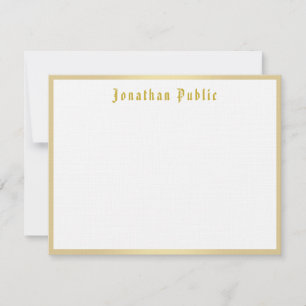 Nostalgic Look Gold Calligrafie Script Sjabloon