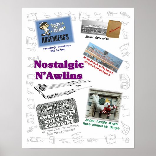 Nostalgic N'Awlins Jingles Poster (Voorkant)