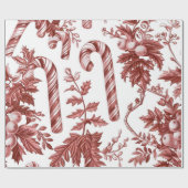 Nostalgic Red Christmas Cadeaupapier (Vlak)