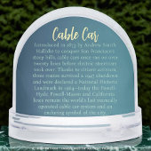 Nostalgic San Francisco Cable Car Travel Keepsake  Sneeuwbol