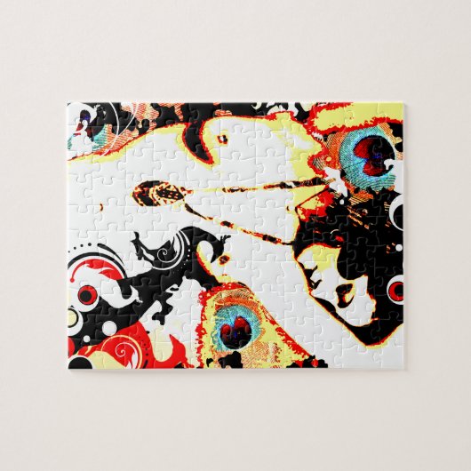 Nostalgic Seduction - Poetic Peacock Legpuzzel (Horizontaal)