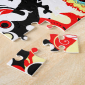 Nostalgic Seduction - Poetic Peacock Legpuzzel (Zijkant)