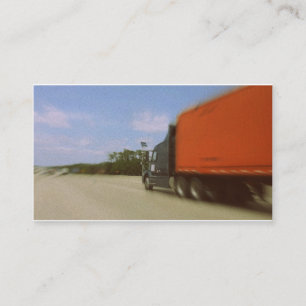 Nostalgic Truck Driver Funeral Memorial Card Visitekaartje