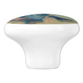 NOSTALGIC/ TWO YOUNG GIRLS, DAY AT BEACH KERAMISCHE KNOP (Zijkant)