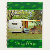 Nostalgic Vintage Camper Lazy Summer Travel Planner (Voorkant)