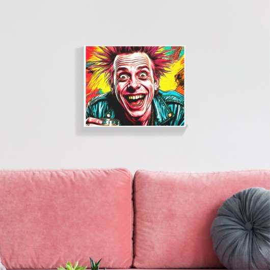 Nostalgie-1 Canvas Afdruk (Insitu (Woonkamer))