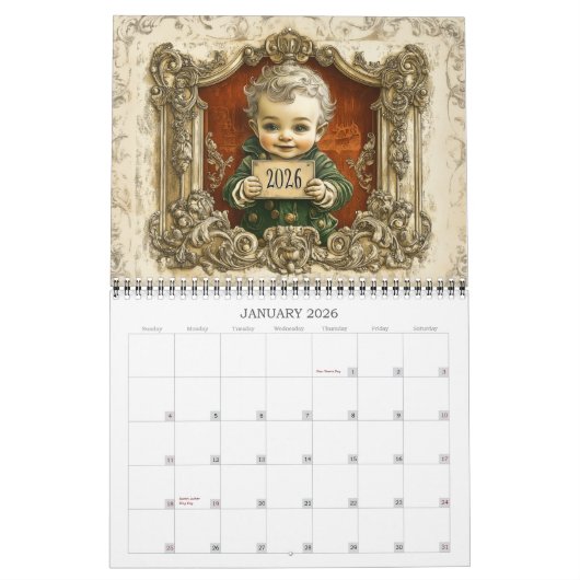  nostalgie 2026 wandkalender kalender (Jan 2026)