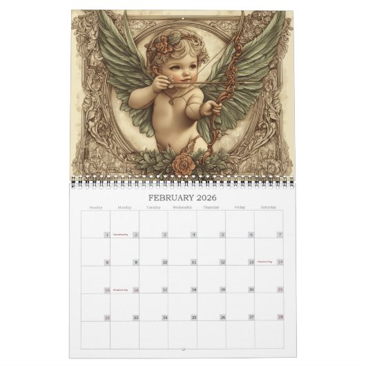 nostalgie 2026 wandkalender kalender (Feb 2026)