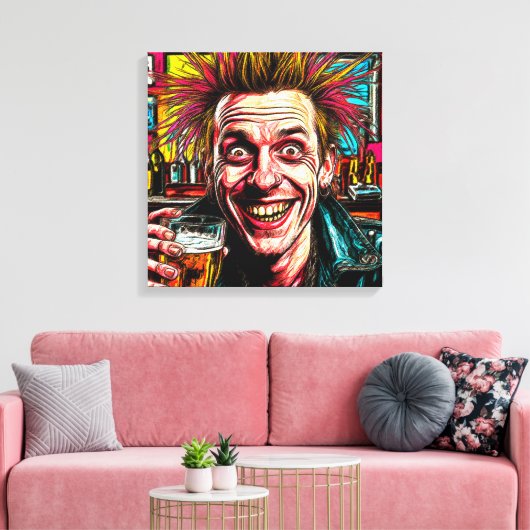 Nostalgie-2 Canvas Afdruk (Insitu (Woonkamer))