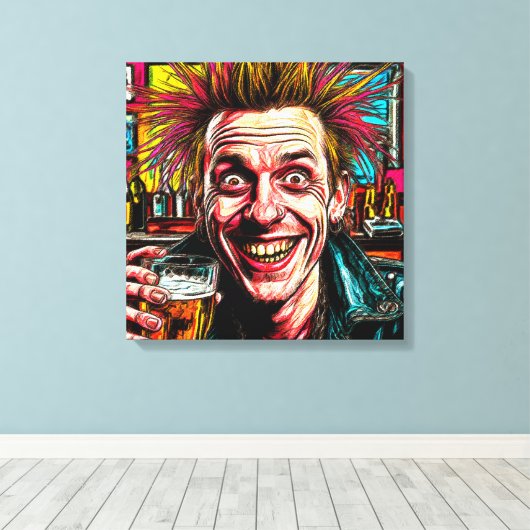 Nostalgie-2 Canvas Afdruk (Insitu (Houten vloer))