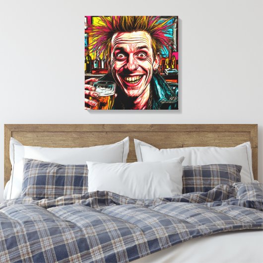 Nostalgie-2 Canvas Afdruk (Insitu (Slaapkamer))