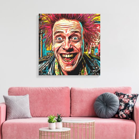 Nostalgie-3 Canvas Afdruk (Insitu (Woonkamer))