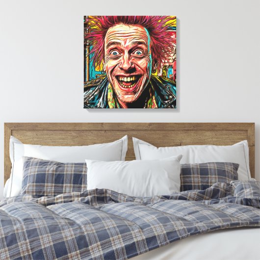 Nostalgie-3 Canvas Afdruk (Insitu (Slaapkamer))