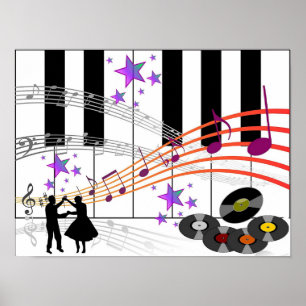 Nostalgie aan de Sock Hop...Herinner de Jaren Vijf Poster