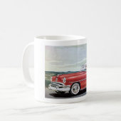 NOSTALGIE AUTO ILLUSTRATIE KOFFIEMOK (Voorkant links)