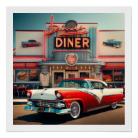 Nostalgie Chevy en Diner