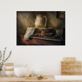 Nostalgie - De waterpitcher Poster (Keuken)