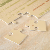 Nostalgie. Grunge foto-effect Sjabloon  Legpuzzel (Zijkant)