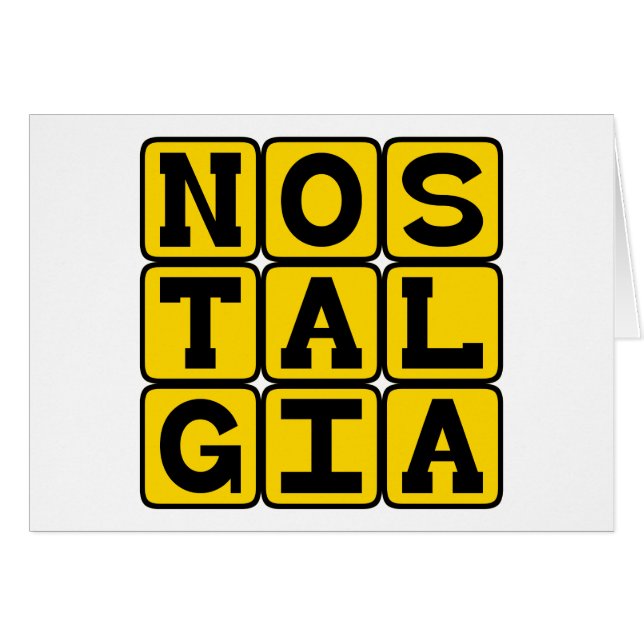 Nostalgie, Heimwee Naar Het Verleden (Voorkant Horizontaal)