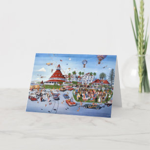 NOSTALGIE, HOTEL DEL CORONADOCALIFORNIA KAART