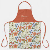 Nostalgie in volle bloei schort (Voorkant)