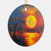 Nostalgie Keramisch Ornament (Links)