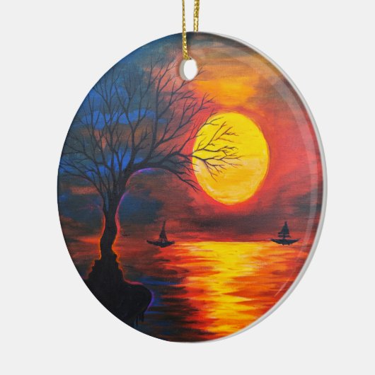 Nostalgie Keramisch Ornament (Links)