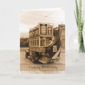 , Nostalgie, Retro Verjaardag Kaart -  (Voorkant)