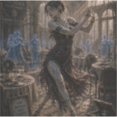 Nostalgie / Tangodanser / Oud Restaurant Sticker (Voorkant)