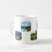 Nostalgie vakantie personaliseren koffiemok (Voorkant links)