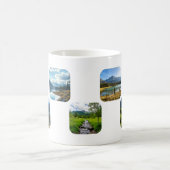 Nostalgie vakantie personaliseren koffiemok (Center)