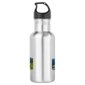 Nostalgie vakantie personaliseren waterfles  (Achterkant)