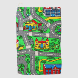 Nostalgie van 90 jaar, tapijtvloed van het spoor golfhanddoek