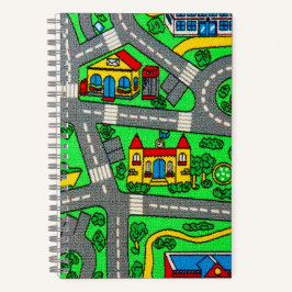 Nostalgie van 90 jaar, tapijtvloed van het spoor notitieboek