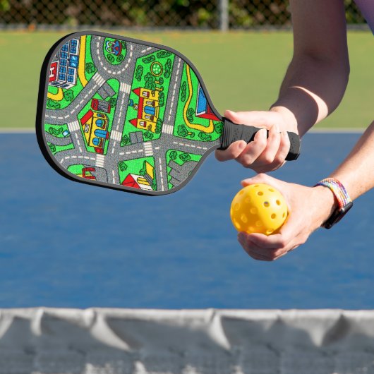 Nostalgie van 90 jaar, tapijtvloed van het spoor pickleball paddle (Insitu)