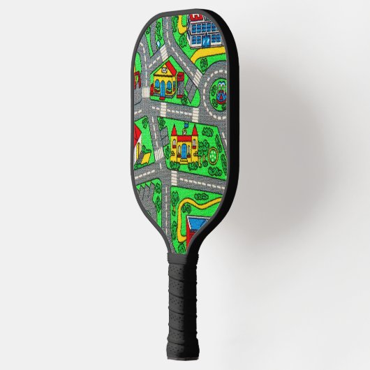 Nostalgie van 90 jaar, tapijtvloed van het spoor pickleball paddle (Links)