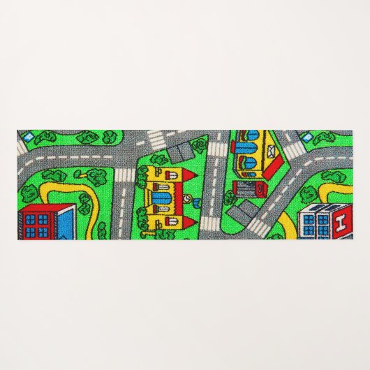 Nostalgie van 90 jaar, tapijtvloed van het spoor yogamat (Achterkant (horizontaal))