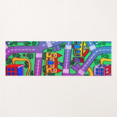 Nostalgie van 90 jaar, tapijtvloed van het spoor yogamat (Voorkant (horizontaal))