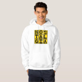 Nostalgie, verlangen naar het verleden hoodie (Voorkant volledig)