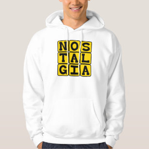Nostalgie, verlangen naar het verleden hoodie