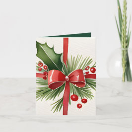 Nostalgie verpakt in liefde kerst Kaart