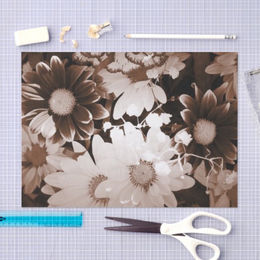 nostalgie western land wilde bloem zomerdaisy tissuepapier (Craft)