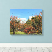 Nostalgisch Autumn Sky Canvas Afdruk (Insitu (Houten vloer))