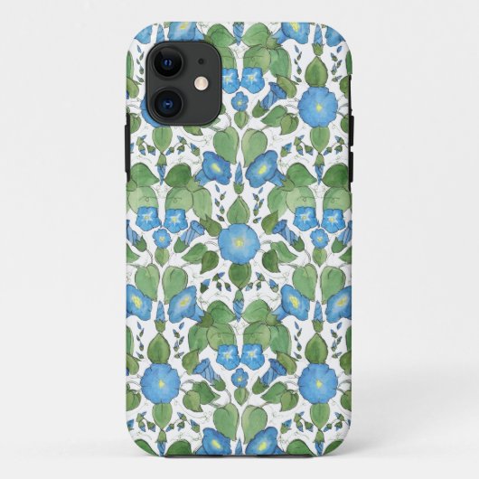 Nostalgisch blauw bliksem Iphone 5/5s Hoesje (Achterkant)