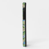 Nostalgisch blauw bliksem Iphone 5/5s Hoesje (Achterkant/links)