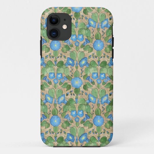 Nostalgisch blauw bliksem Iphone 5/5s Hoesje (Achterkant)